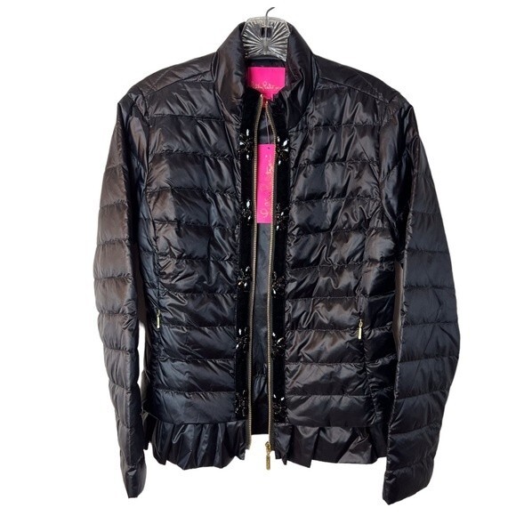 Lilly Pulitzer Darcia Jacket Onyx Size 2 - Picture 4 of 9